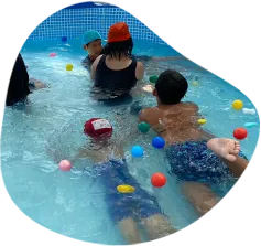 室外プールの様子